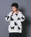 【UNIIT/ユニット】総柄プルオーバージャガードニット zo