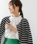 【FORT POINT/フォートポイント】シャーリング ハイネック トップス