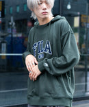 FILA  カレッジ ワッペン ビッグ シルエット フーディー