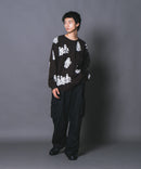 【UNIIT/ユニット】総柄プルオーバージャガードニット zo