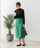 【FORT POINT/フォートポイント】ジャガード シアー 切り替えプルオーバートップス