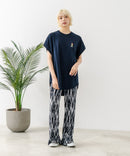 フレンチスリーブ ワンポイント刺繍Tシャツ【TeddyBear/テディベア】