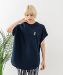 フレンチスリーブ ワンポイント刺繍Tシャツ【TeddyBear/テディベア】