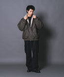 【UNIIT/ユニット】ヴィンテージライク オーバーサイズ PUボアフライトジャケット