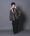 【UNIIT/ユニット】ヴィンテージライク オーバーサイズ PUボアフライトジャケット