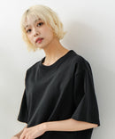 USAコットン ワッペンロゴ刺繍 無地 クルーネック半袖Tシャツ レディース メンズ【DISCUS/ディスカス】