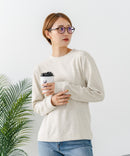 【C-FORTPOINT/フォートポイント】【抜群の伸縮性を誇るフライス素材を使用】ストレッチフライスクルーネックロンT カットソー 柔らかい レイヤード シンプル オンオフ