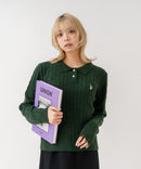 【U.S. POLO ASSN./ユーエスポロアッスン】【コンパクトすぎずルーズすぎない絶妙なサイズ感】ケーブルニットポロシャツ ケーブル編み 配色デザイン 柔らかい カジュアル きれいめ ❘ジーンズメイト公式オンラインショップ