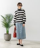 【FORT POINT/フォートポイント】ハイネック ボリューム袖 ロンＴ