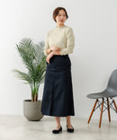 【C-FORT POINT/フォートポイント】ハイネック メロウ配色 プルオーバートップス