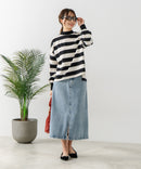 【FORT POINT/フォートポイント】ハイネック ボリューム袖 ロンＴ