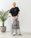 クロップド丈 ワンポイント刺繍Ｔシャツ【TeddyBear/テディベア】