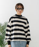 【FORT POINT/フォートポイント】ハイネック ボリューム袖 ロンＴ