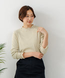 【C-FORT POINT/フォートポイント】ハイネック メロウ配色 プルオーバートップス