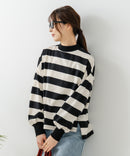 【FORT POINT/フォートポイント】ハイネック ボリューム袖 ロンＴ