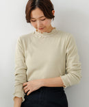 【C-FORT POINT/フォートポイント】ハイネック メロウ配色 プルオーバートップス