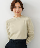 【C-FORT POINT/フォートポイント】ハイネック メロウ配色 プルオーバートップス