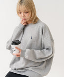 【U.S. POLO ASSN./ユーエスポロアッスン】【程よくゆとりを持たせたベーシックなシルエット】ワンポイントロゴ ダンボールスウェット ダンボールニット 軽量 ハリ感 美シルエット ❘ジーンズメイト公式オンラインショップ