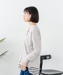 【C-FORT POINT/フォートポイント】【UVカット・涼感・速乾の機能性抜群な一枚】リングドットボタン クルーネックカーディガン きれいめ カジュアル 通勤 お出掛け 旅行 体温調節