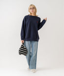 【U.S. POLO ASSN./ユーエスポロアッスン】【程よくゆとりを持たせたベーシックなシルエット】ワンポイントロゴ ダンボールスウェット ダンボールニット 軽量 ハリ感 美シルエット ❘ジーンズメイト公式オンラインショップ