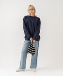 【U.S. POLO ASSN./ユーエスポロアッスン】【程よくゆとりを持たせたベーシックなシルエット】ワンポイントロゴ ダンボールスウェット ダンボールニット 軽量 ハリ感 美シルエット ❘ジーンズメイト公式オンラインショップ