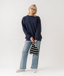 【U.S. POLO ASSN./ユーエスポロアッスン】【程よくゆとりを持たせたベーシックなシルエット】ワンポイントロゴ ダンボールスウェット ダンボールニット 軽量 ハリ感 美シルエット ❘ジーンズメイト公式オンラインショップ
