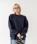 【U.S. POLO ASSN./ユーエスポロアッスン】【程よくゆとりを持たせたベーシックなシルエット】ワンポイントロゴ ダンボールスウェット ダンボールニット 軽量 ハリ感 美シルエット ❘ジーンズメイト公式オンラインショップ