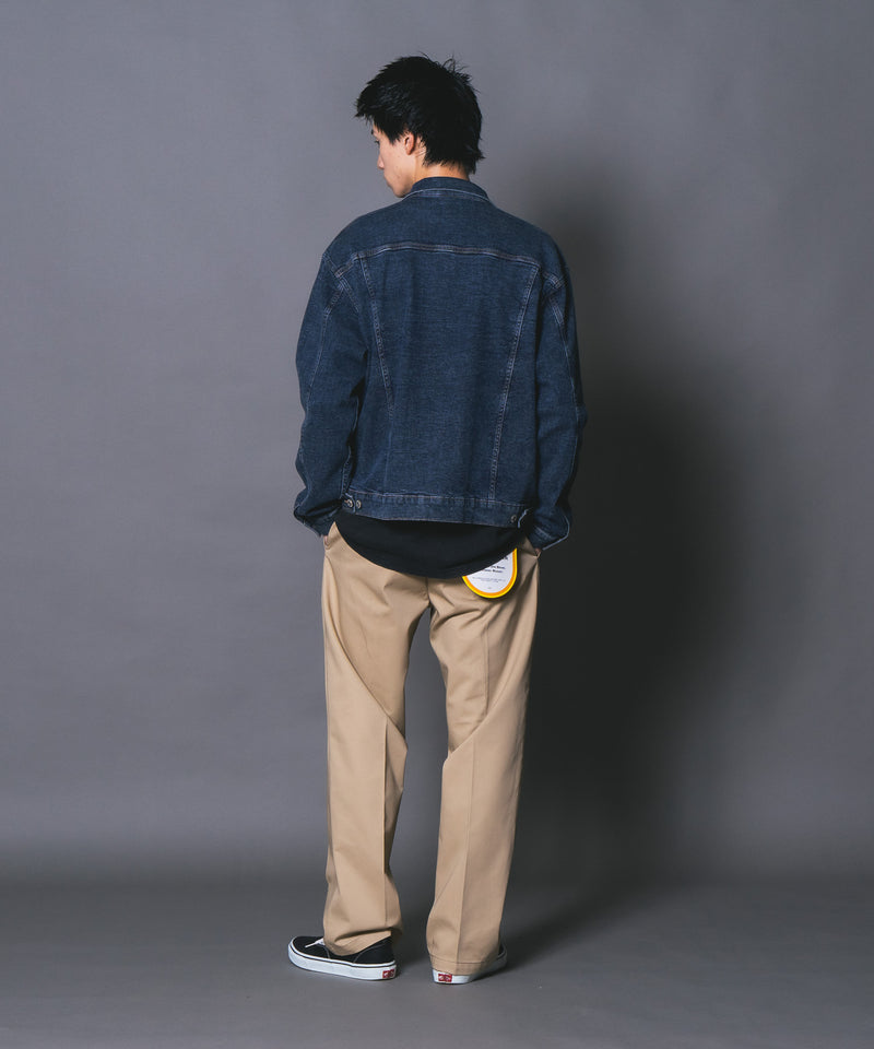 ストレッチ 軽量 スラブデニム Gジャン デニムジャケット BLUE STANDARD