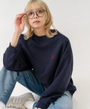 【U.S. POLO ASSN./ユーエスポロアッスン】【程よくゆとりを持たせたベーシックなシルエット】ワンポイントロゴ ダンボールスウェット ダンボールニット 軽量 ハリ感 美シルエット ❘ジーンズメイト公式オンラインショップ