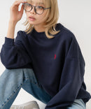 【U.S. POLO ASSN./ユーエスポロアッスン】【程よくゆとりを持たせたベーシックなシルエット】ワンポイントロゴ ダンボールスウェット ダンボールニット 軽量 ハリ感 美シルエット ❘ジーンズメイト公式オンラインショップ