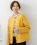 【C-FORT POINT/フォートポイント】バスク天竺 クルーネック カーディガン