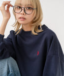 【U.S. POLO ASSN./ユーエスポロアッスン】【程よくゆとりを持たせたベーシックなシルエット】ワンポイントロゴ ダンボールスウェット ダンボールニット 軽量 ハリ感 美シルエット ❘ジーンズメイト公式オンラインショップ