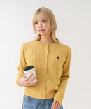 【U.S. POLO ASSN./ユーエスポロアッスン】【程よくゆとりを持たせたリラックスシルエット】ケーブルニットカーディガン クラシカル 羽織り プルオーバー風 きれいめ カジュアル 着回し ❘ジーンズメイト公式オンラインショップ