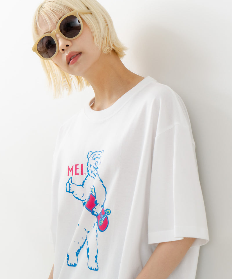 別注 アニマルプリント オーバーサイズ Tシャツ【MEI/メイ】