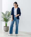 【fort point/フォートポイント】 Vネックオーバーサイズカーディガン UVカット 接触冷感zo