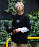 FILA  フェイク レイヤード 胸ワンポイント ロンT