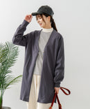 【FORT POINT/フォートポイント】梨地 ロングトッパーカーディガン