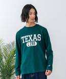 【Champion/チャンピオン】USAコットン100％ プリントロンT zo グリーン ❘ジーンズメイト公式オンラインショップ