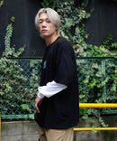 FILA  フェイク レイヤード 胸ワンポイント ロンT