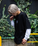 FILA  フェイク レイヤード 胸ワンポイント ロンT