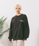 【UNDER WRAPS/アンダーラップス】裏起毛前後刺繍スウェットトレーナー zo