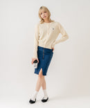 【U.S. POLO ASSN./ユーエスポロアッスン】【程よくゆとりを持たせたリラックスシルエット】ケーブルニットカーディガン クラシカル 羽織り プルオーバー風 きれいめ カジュアル 着回し ❘ジーンズメイト公式オンラインショップ