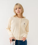 【U.S. POLO ASSN./ユーエスポロアッスン】【程よくゆとりを持たせたリラックスシルエット】ケーブルニットカーディガン クラシカル 羽織り プルオーバー風 きれいめ カジュアル 着回し ❘ジーンズメイト公式オンラインショップ