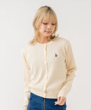 【U.S. POLO ASSN./ユーエスポロアッスン】【程よくゆとりを持たせたリラックスシルエット】ケーブルニットカーディガン クラシカル 羽織り プルオーバー風 きれいめ カジュアル 着回し ❘ジーンズメイト公式オンラインショップ
