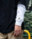 FILA  フェイク レイヤード 胸ワンポイント ロンT