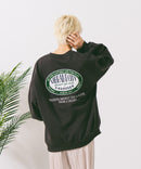 【UNDER WRAPS/アンダーラップス】裏起毛前後刺繍スウェットトレーナー zo