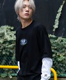 FILA  フェイク レイヤード 胸ワンポイント ロンT