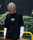 FILA  フェイク レイヤード 胸ワンポイント ロンT