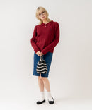 【U.S. POLO ASSN./ユーエスポロアッスン】【コンパクトすぎずルーズすぎない絶妙なサイズ感】ケーブルニットポロシャツ ケーブル編み 配色デザイン 柔らかい カジュアル きれいめ ❘ジーンズメイト公式オンラインショップ