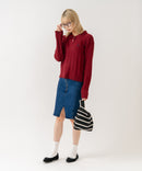 【U.S. POLO ASSN./ユーエスポロアッスン】【コンパクトすぎずルーズすぎない絶妙なサイズ感】ケーブルニットポロシャツ ケーブル編み 配色デザイン 柔らかい カジュアル きれいめ ❘ジーンズメイト公式オンラインショップ